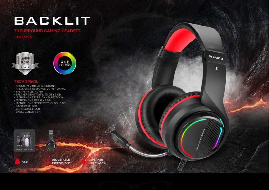 XTRIKE ME GH-903 GAMING HEADSET 7.1 XTRIKE ME GH-903 GAMING HEADSET 7.1